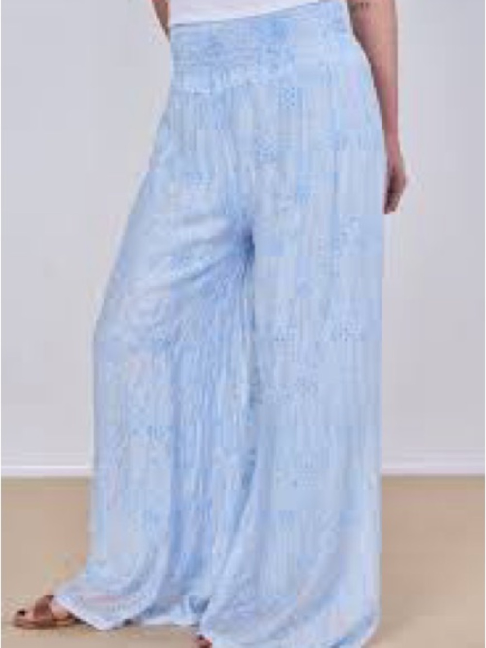 3/$15 Rewash Light Blue Wide-Leg Palazzo Pants